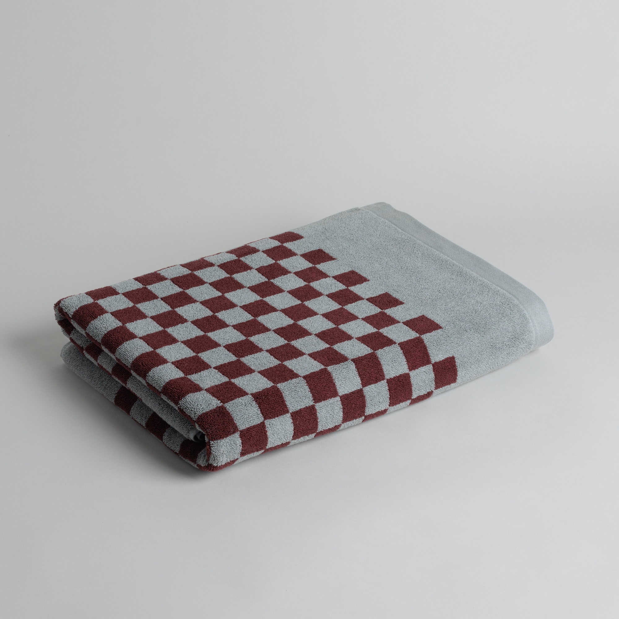 BAINA-Checkered-Towel-BAINA-Roman-Cement-and-Rhus