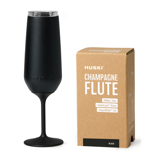 HUSKI-Champagne-Flute-stem-black