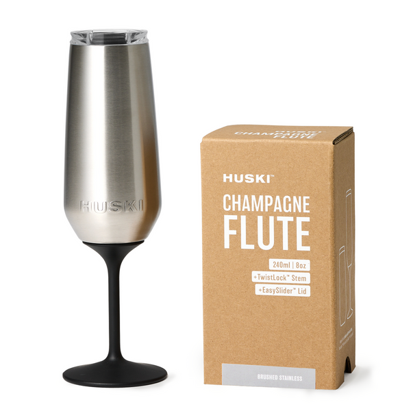 HUSKI-Champagne-Flute-stem-stainless-steel