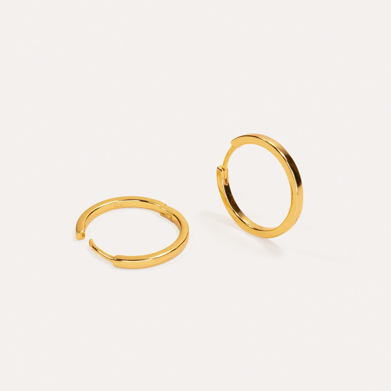 La-Dailie-Earrings-Gold-Everyday-Fine-Hoop