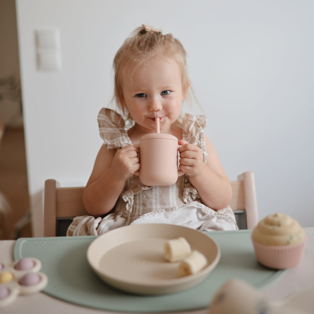 Mushie-baby-Training-Cup-pink