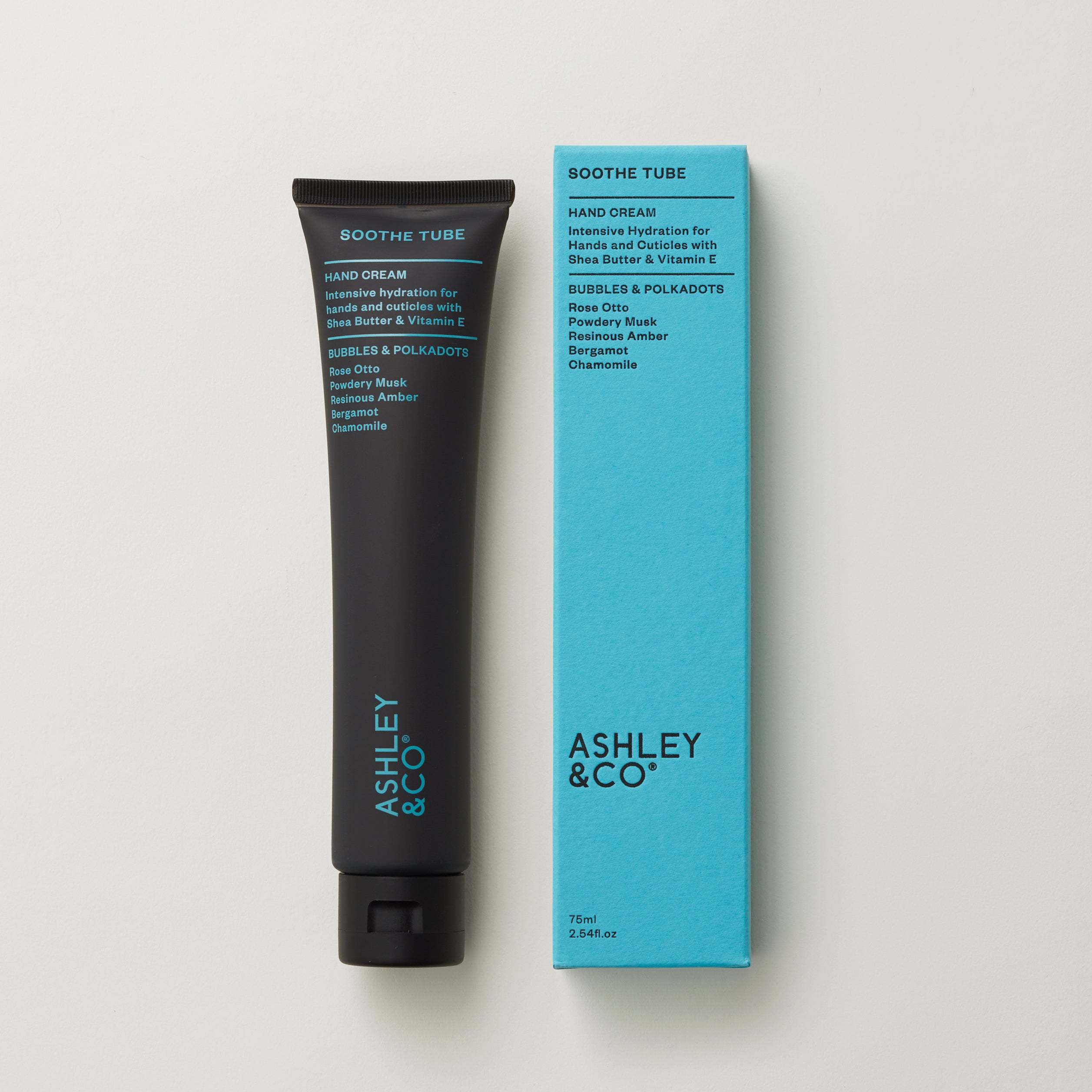 ashley-and-co-soothe-tube-hand-cream-bubbles-polkadots