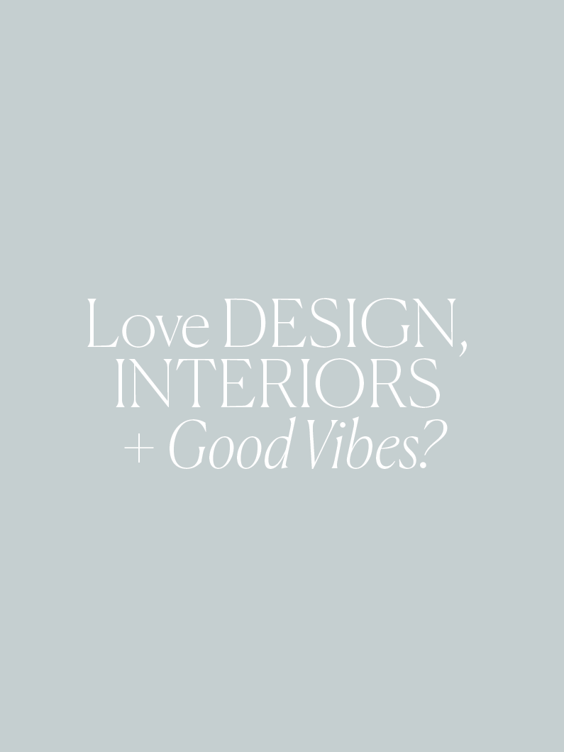 Love design, homeware and good vibes? Same!