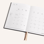 2025-Weekly-Diary-Black-internal-monthly-pages