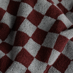 BAINA-Checkered-Pool-Towel-Roman-Cement-Rhus-close-up