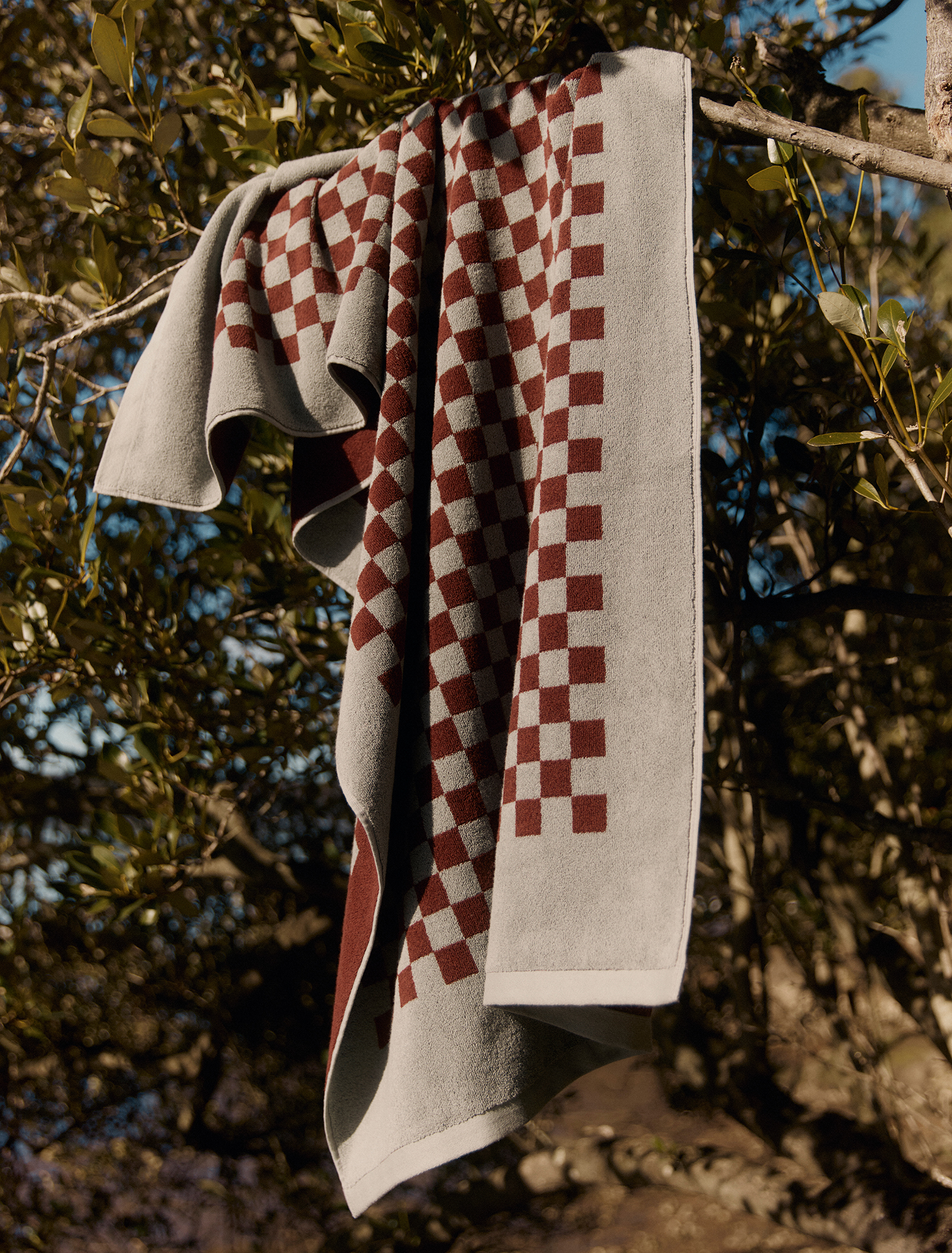 BAINA-Checkered-Towel-Roman-Cement-and-Rhus