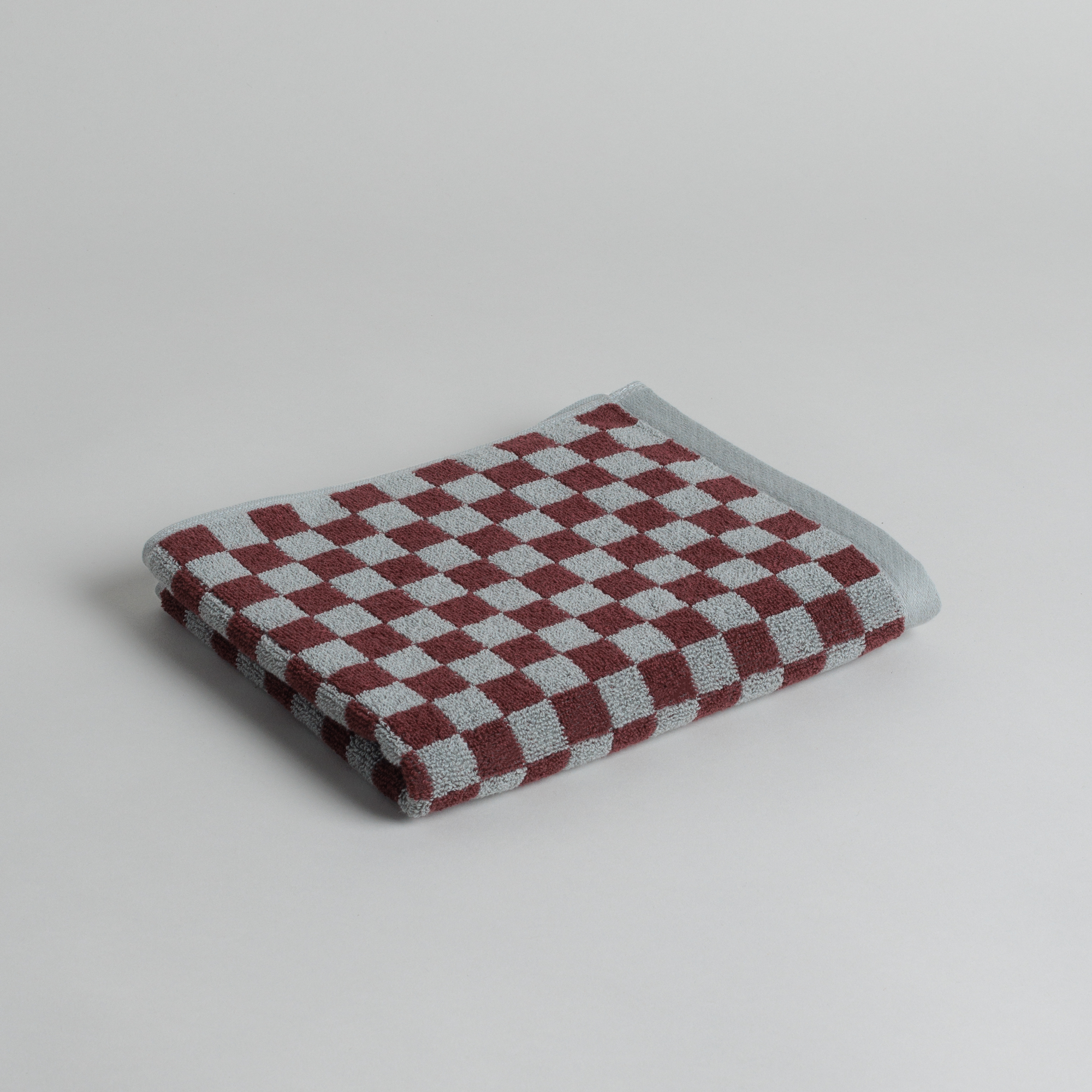 BAINA-Towels-BAINA-Josephine-Hand-Towel-Checkered-Cement-and-Rhus