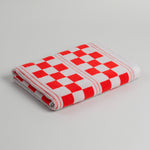 BAINA-Towels-Busby-checkered-Pool_Towel_Red-Cloud