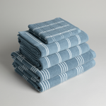 BAINA-Towels-Modern-Tartan-Towels-Celeste-Blue