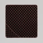 BAINA-hooded-Baby-Towel-Tabac-Noir-Checker