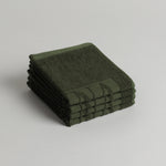 BAINA-towels-face-cloths-moss-green