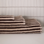 Citta-Wide-Cocoa-Stripe-Towel-Range