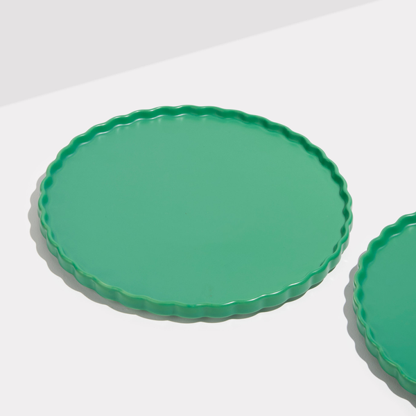 FAZEEK-Wave-Dinner-Plates-Ceramic-Green