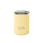 FRANK-GREEN-Ceramic-Coffee-Cup-Hinged-Lid-Buttermilk-Yellow