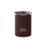 FRANK-GREEN-Ceramic-Coffee-Cup-Hinged-Lid-Chocolate-Brown