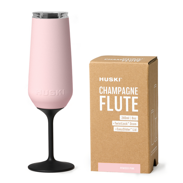 HUSKI-Champagne-Flute-stem-pink