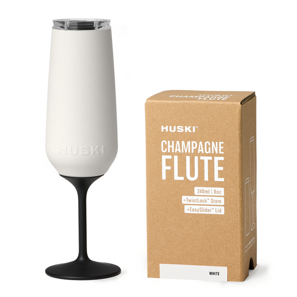 HUSKI-Champagne-Flute-stem-white