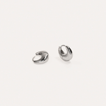LA-DAILIE-Teardrop-Hoop-Earrings-Silver