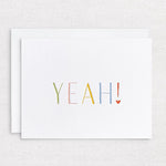 LETTERPRESS-yeah-colourful-card