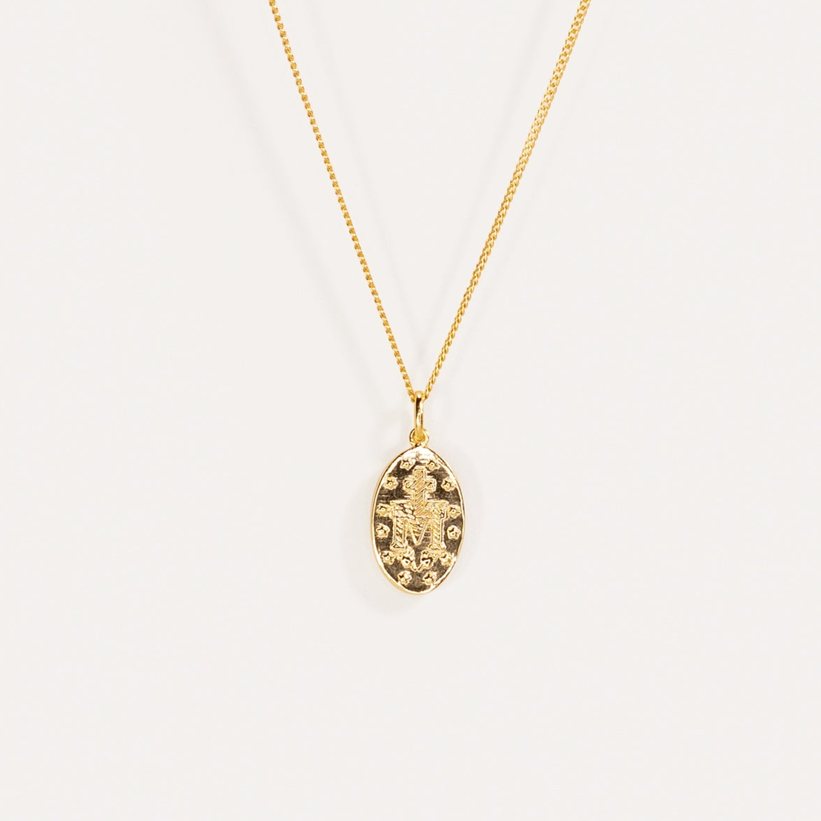 La-Dailie-Gold-Necklace-St-Mary-back
