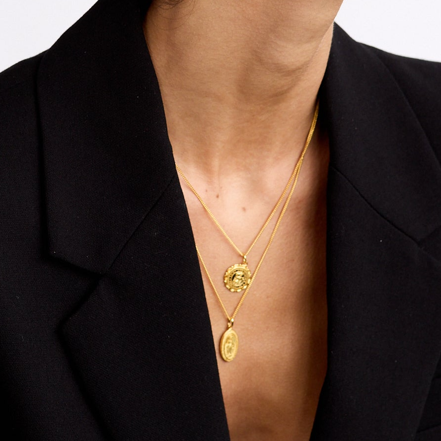 La-Dailie-Gold-Necklaces-St-Christopher-St-Mary
