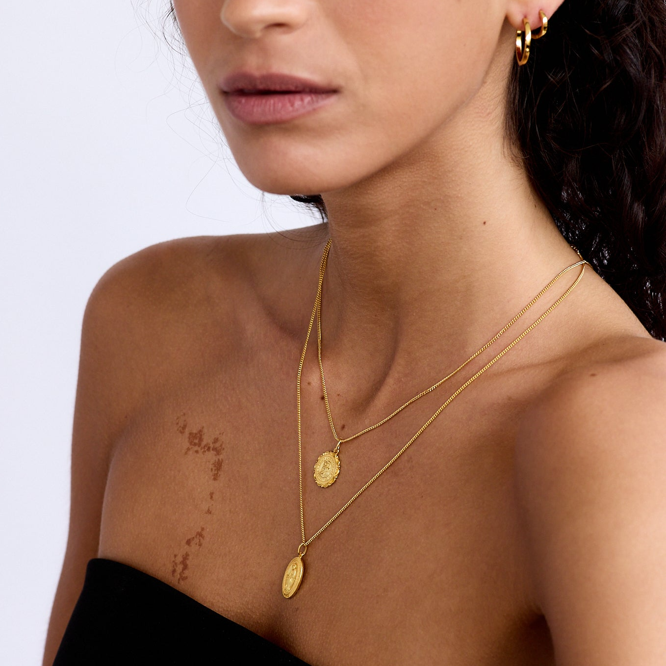 La-Dailie-Gold-Necklaces-St-Christopher-and-St-Mary