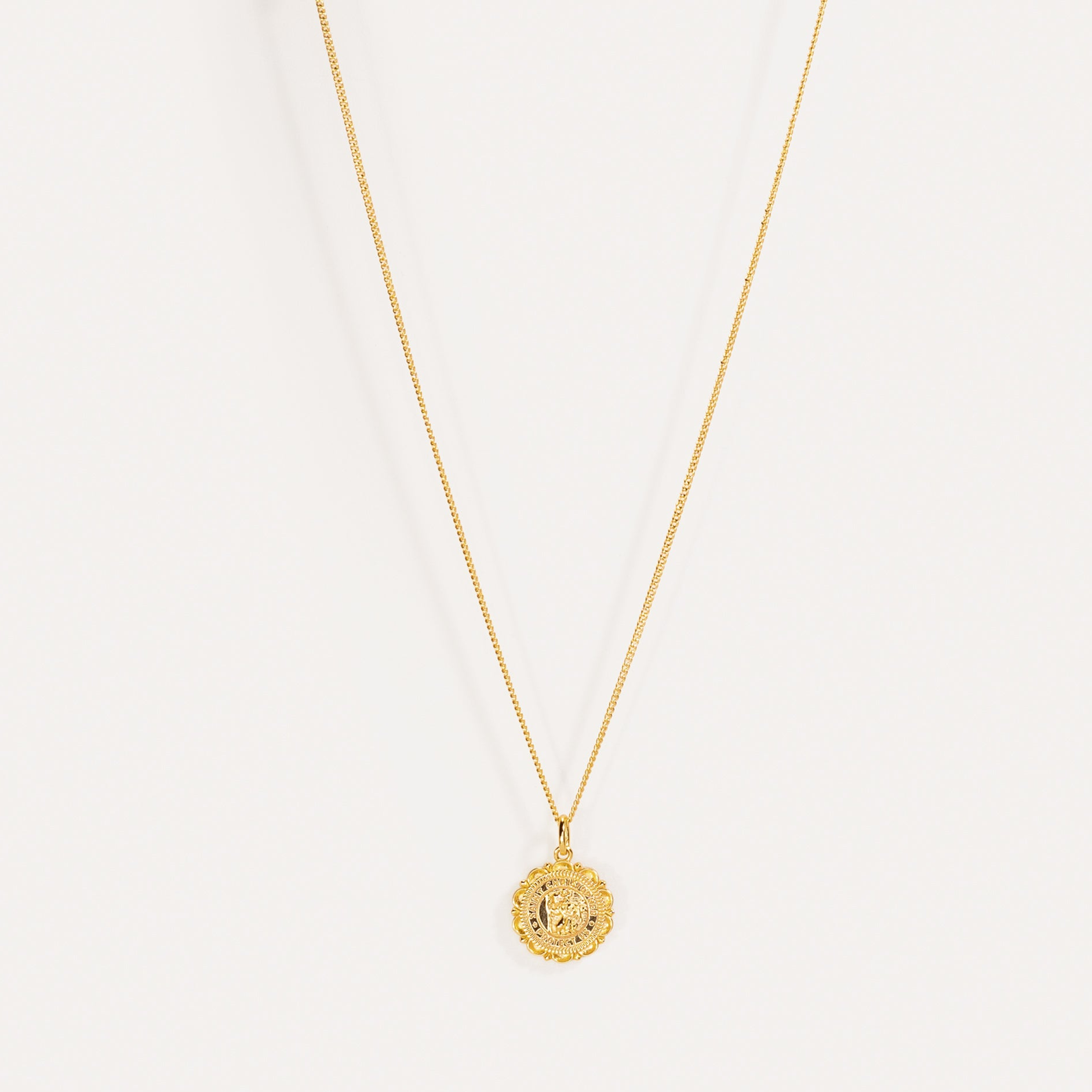La-Dailie-Gold-St-Christopher-Necklace