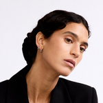 La-Dailie-earrings-Chunky-Mini-and-Teardrop-Hoops-Silver-3