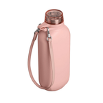 STANLEY-Clutch-Bottle-16oz-Peach-Rose-with-strap
