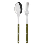 Sabre-Cutlery-SERVING-SET-olive-fern-green