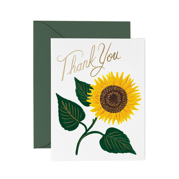 Sunflower-thank-you-card