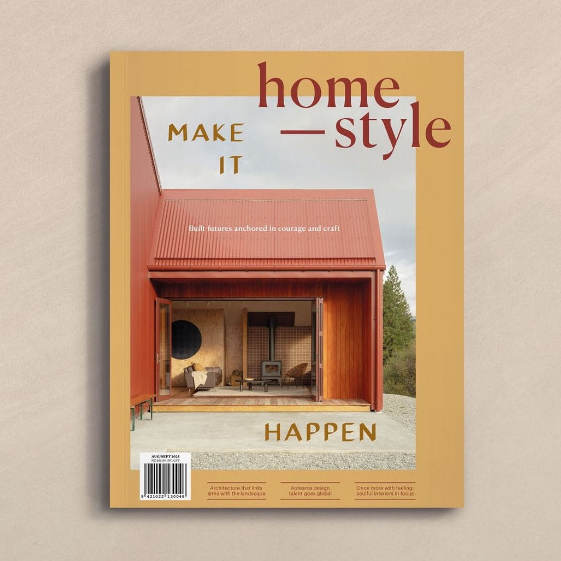 NZ interior magazine 'Homestyle' August-September 2025 issue