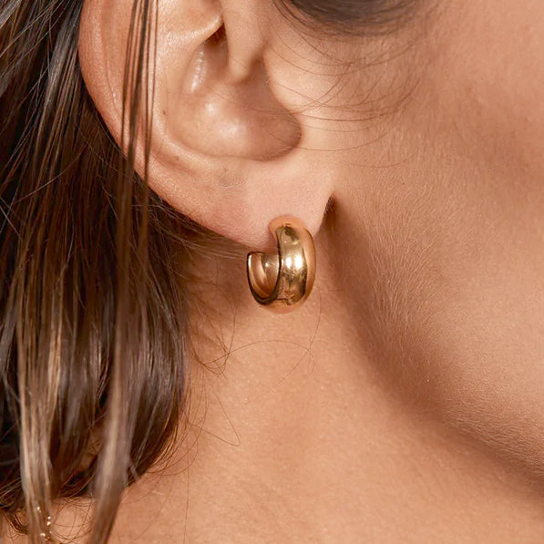 porter-mini-dome-earrings-gold-hoops