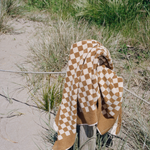 baina-pool-towel-chequered-check-roman-cedar-sand