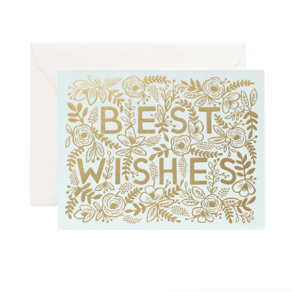 Sunday • Homeware Lifestyle Store • Gift Card Best Wishes Card
